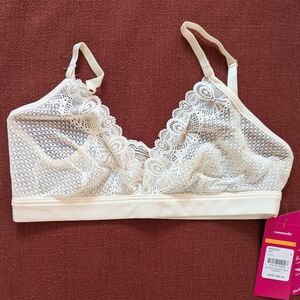 Commando Ivory Lace Triangle Bralette